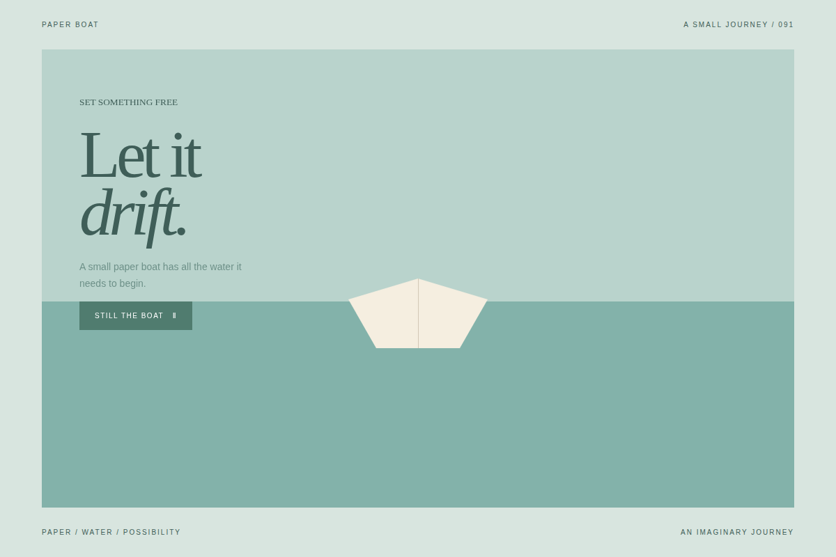 Screenshot of Paper Boat