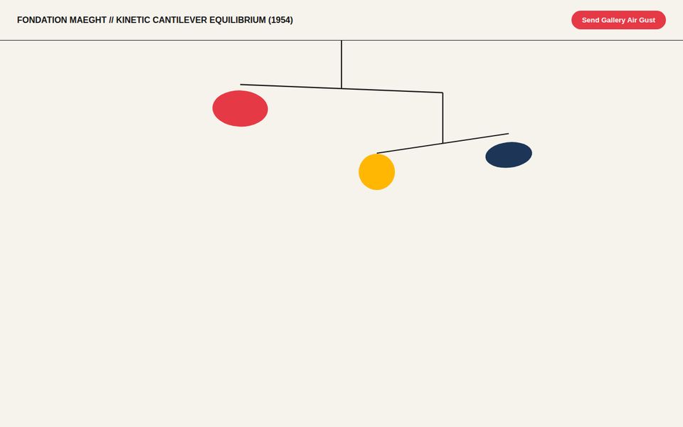 Calder Equilibrium — Kinetic Hanging Wire Mobile screenshot