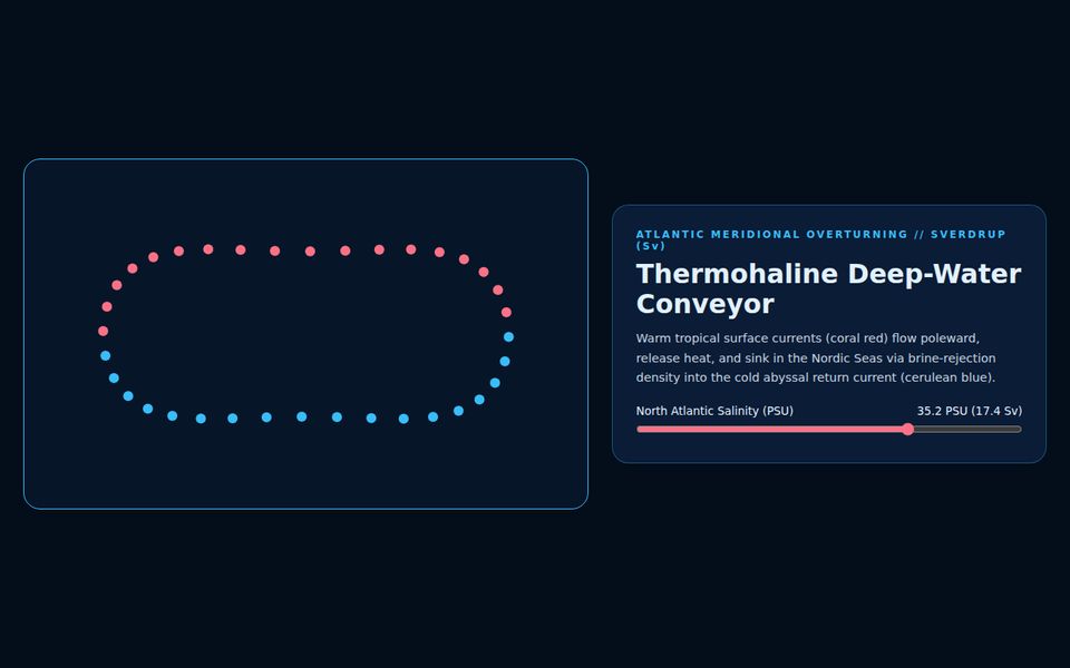 AMOC Conveyor — Oceanic Thermohaline Circulation Atlas screenshot