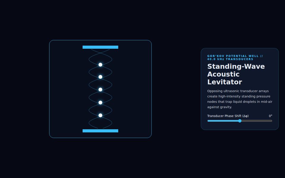 40 kHz Phased Array — Ultrasonic Acoustic Levitation Trap screenshot