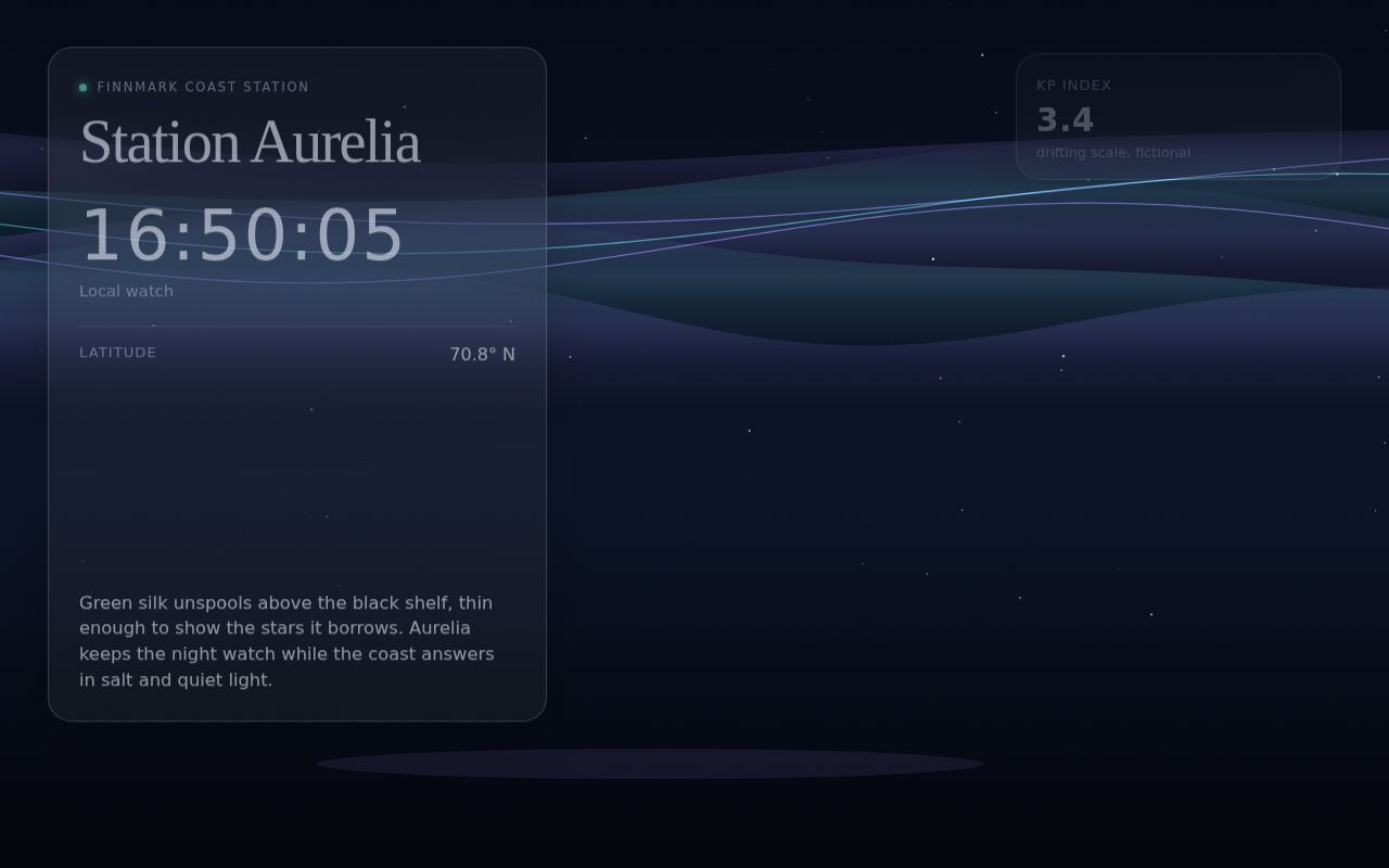 Station Aurelia — Aurora Glass Observatory screenshot