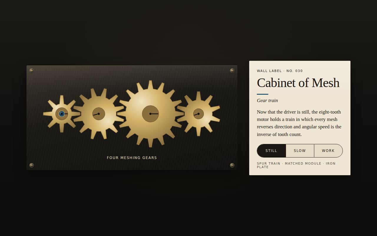 Cabinet of Mesh screenshot
