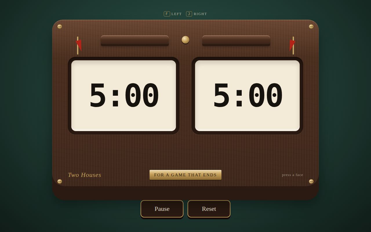 Dual Chess Clock screenshot