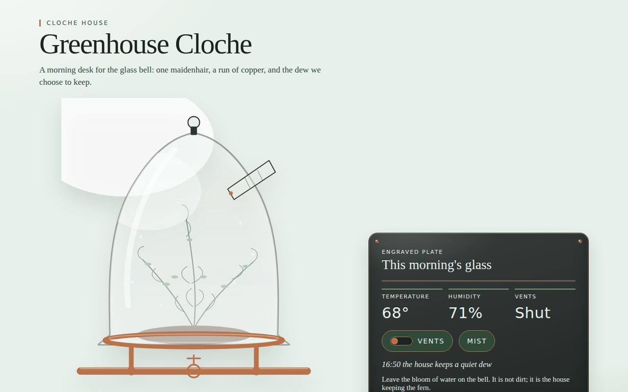 Greenhouse Cloche screenshot