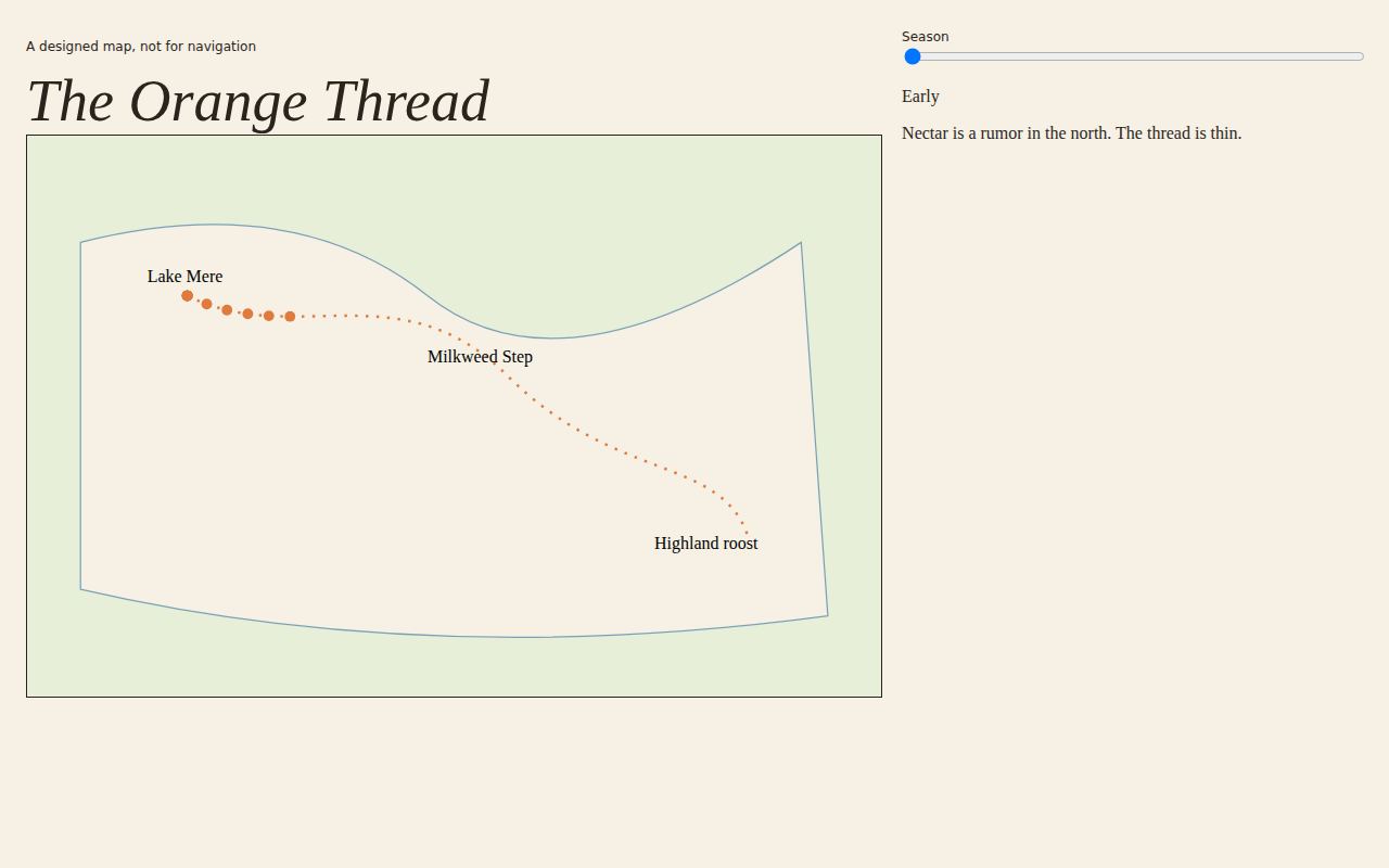 Monarch Migration — The Orange Thread screenshot