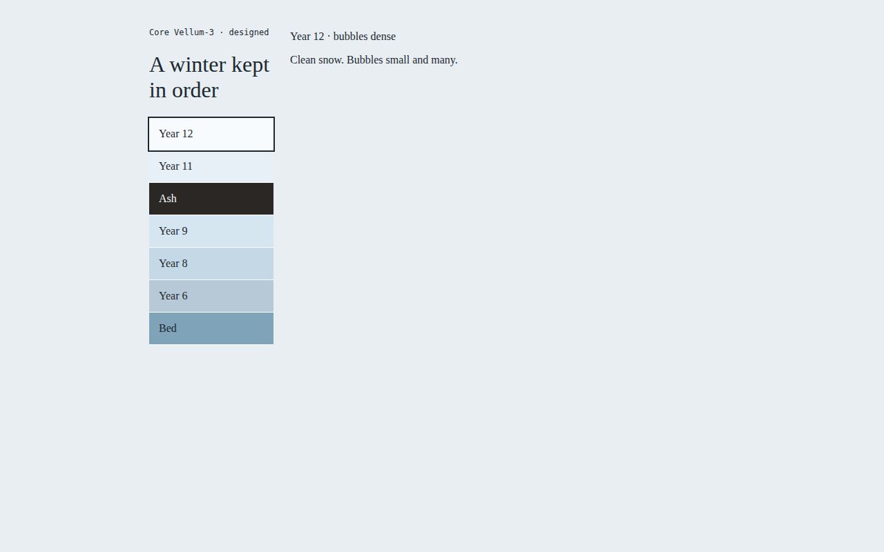 Ice Core — Vellum-3 screenshot