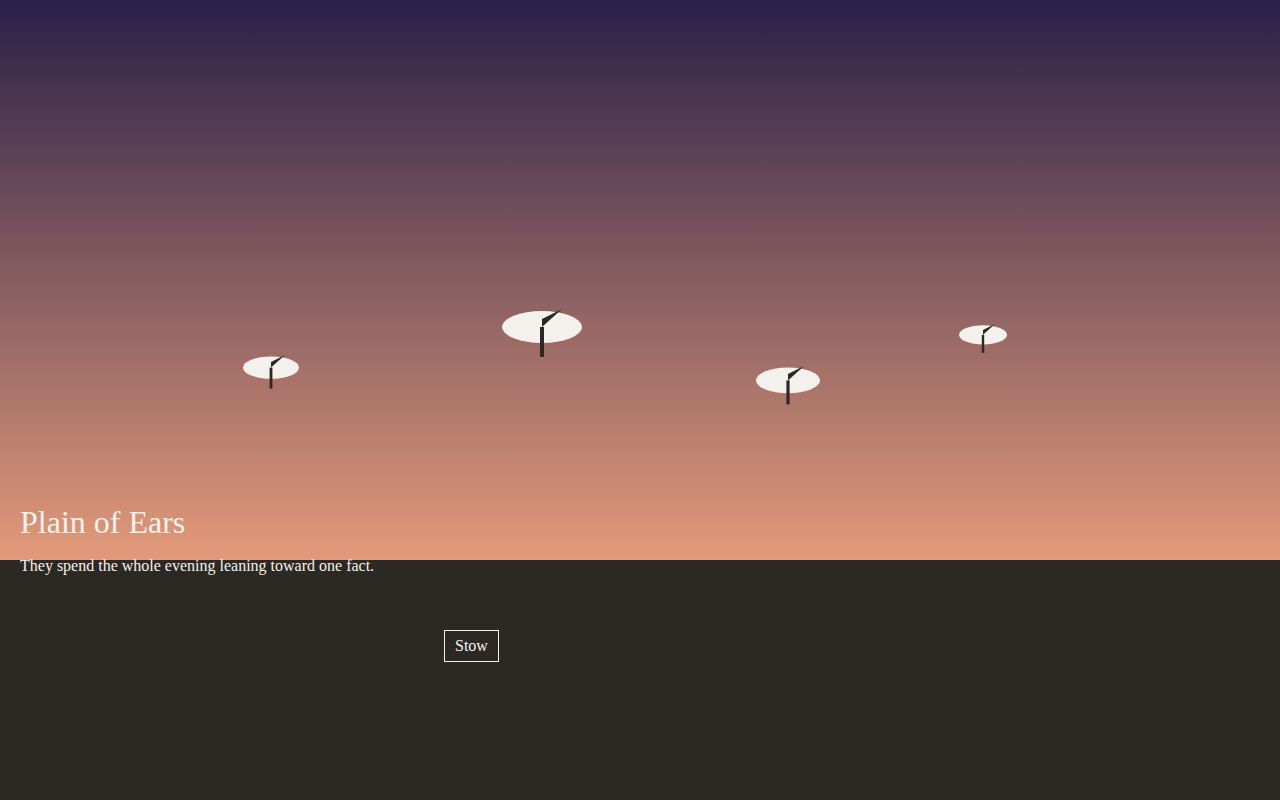 Dish Field — Plain of Ears screenshot