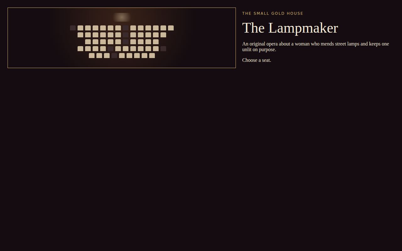 Opera House — The Small Gold House screenshot
