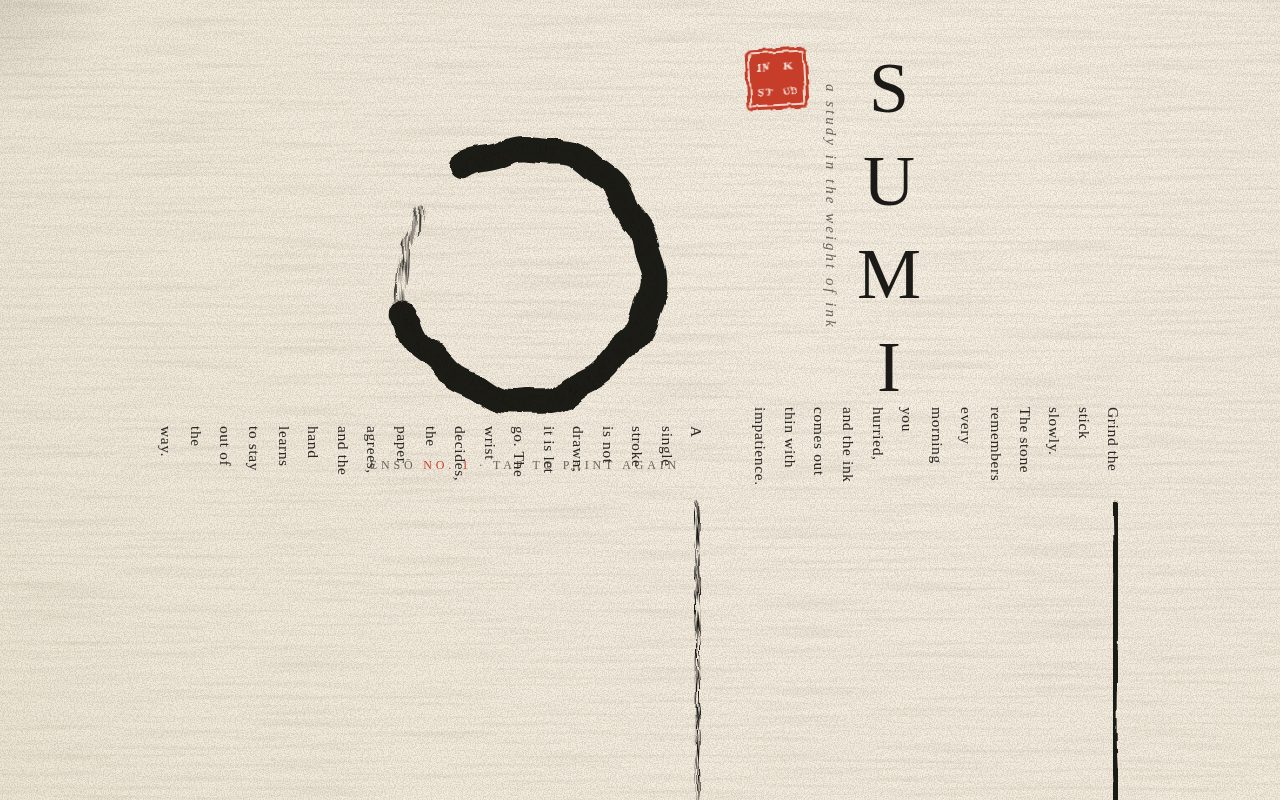 Screenshot of Sumi, Weight of Ink