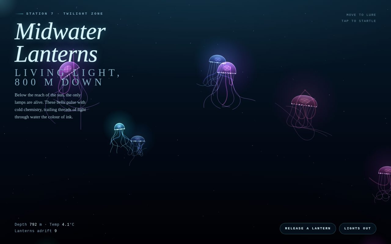 Screenshot of Midwater Lanterns