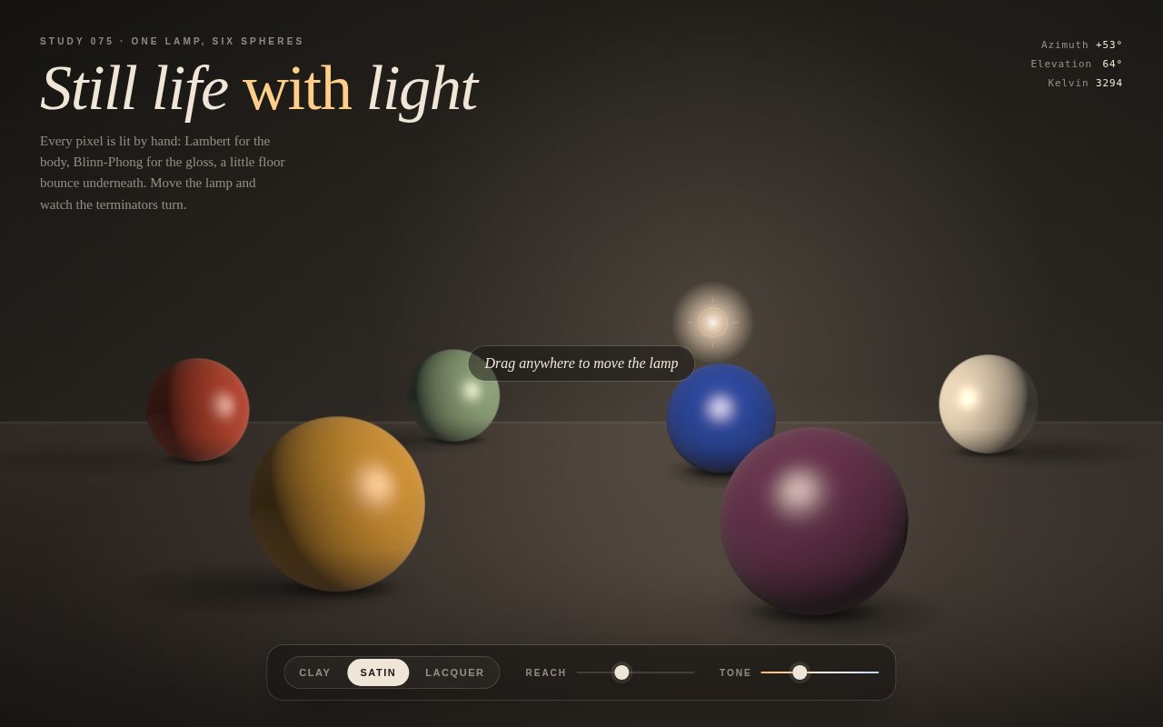 Screenshot of Still Life with Light