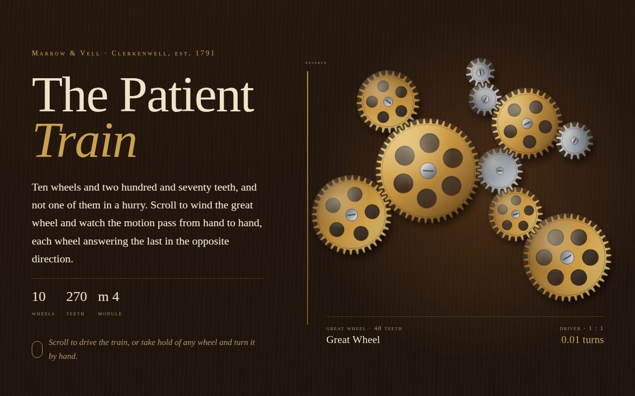 Screenshot of The Patient Train