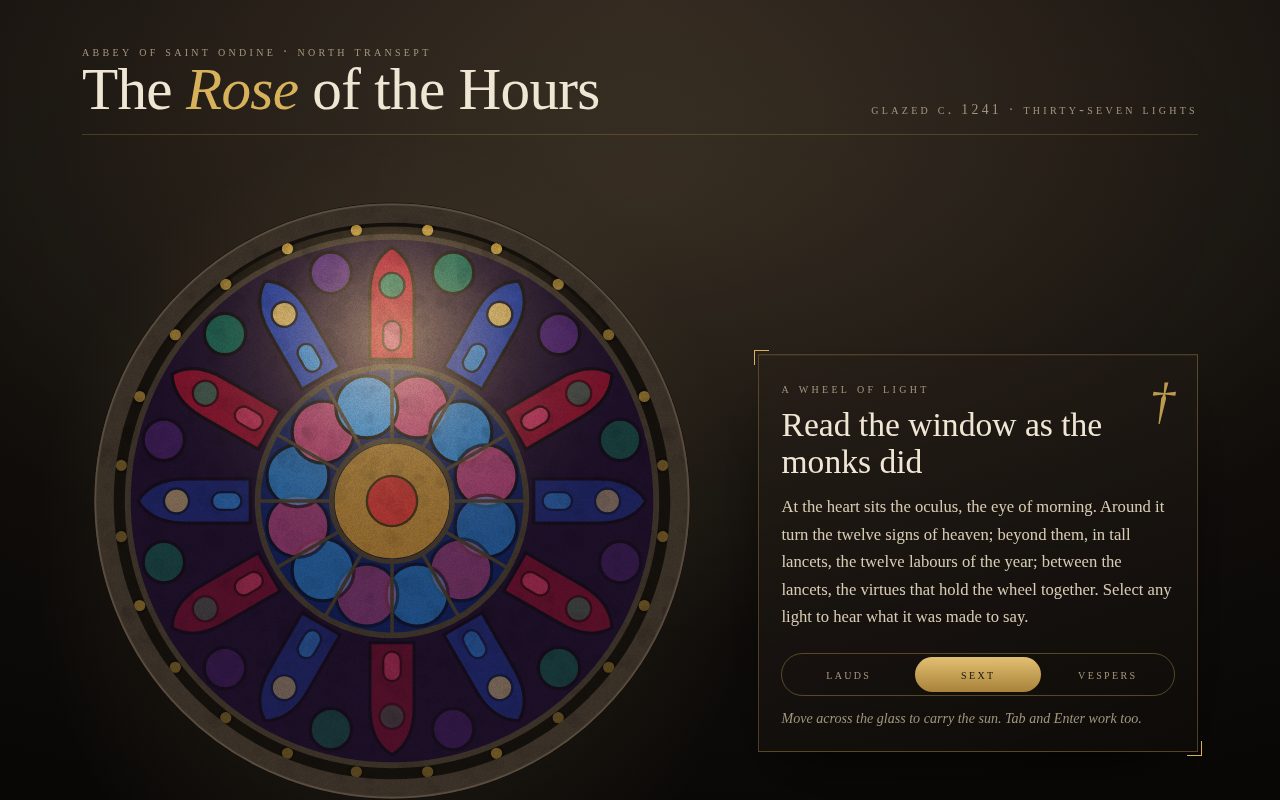 Screenshot of The Rose of the Hours