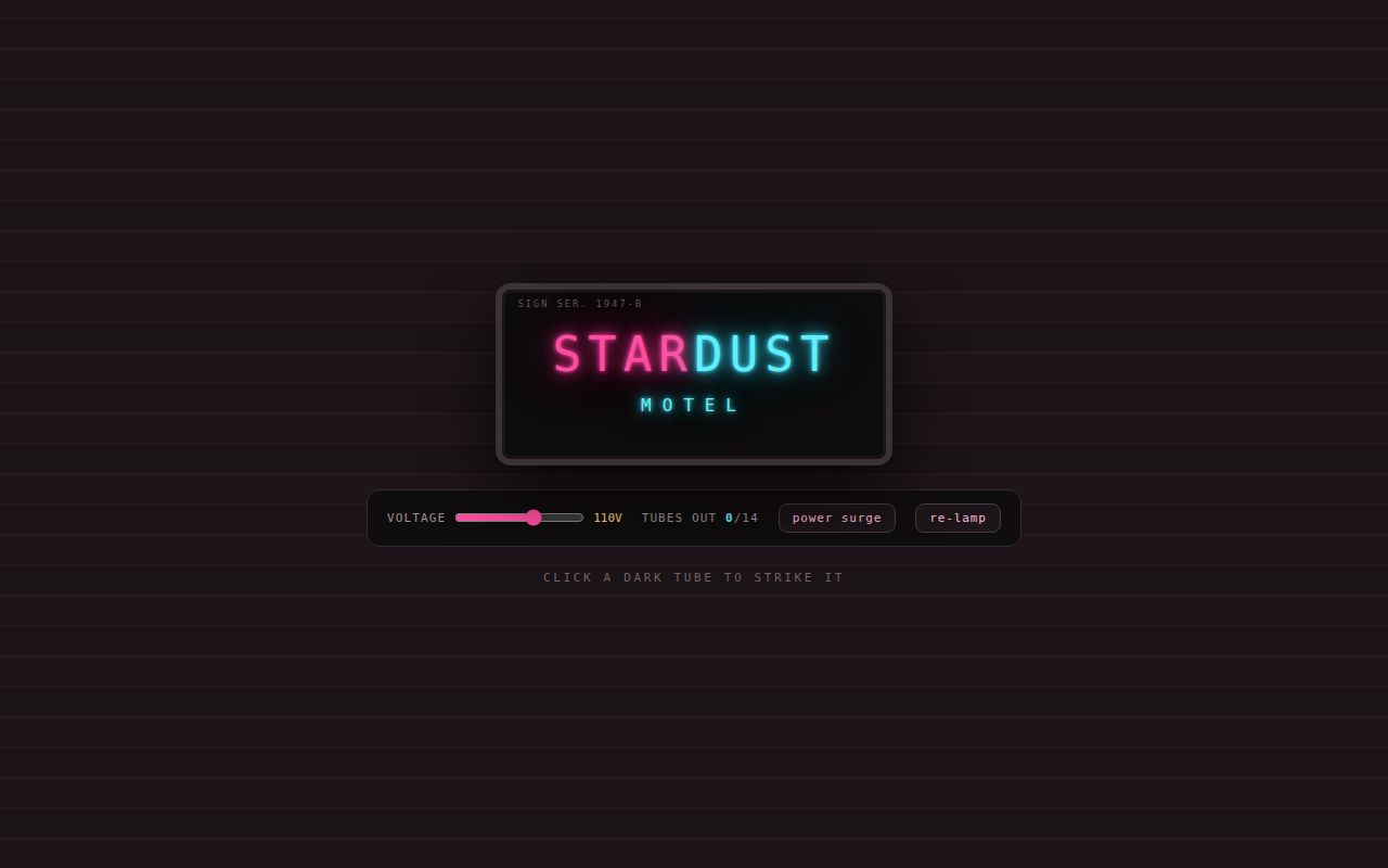 Screenshot of Neon Sign Repair