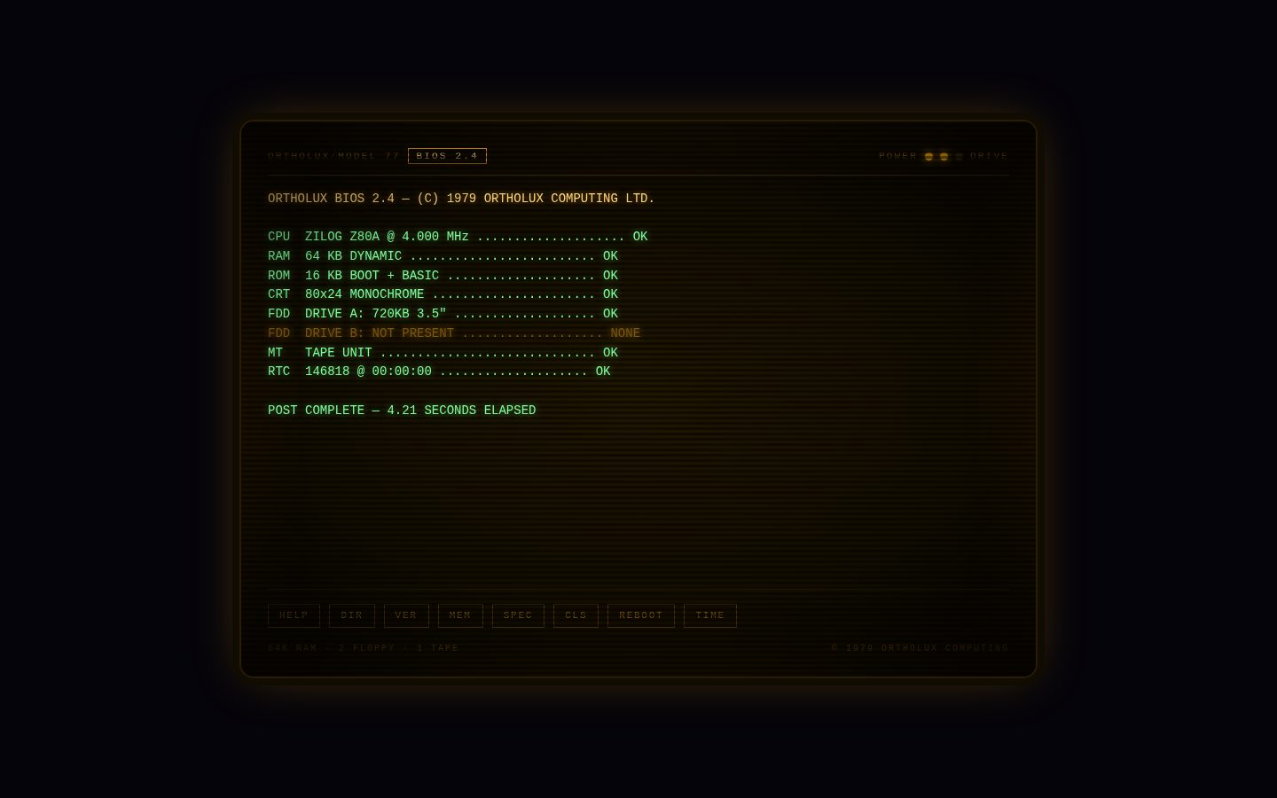 BOOT//SEC — vintage machine console screenshot