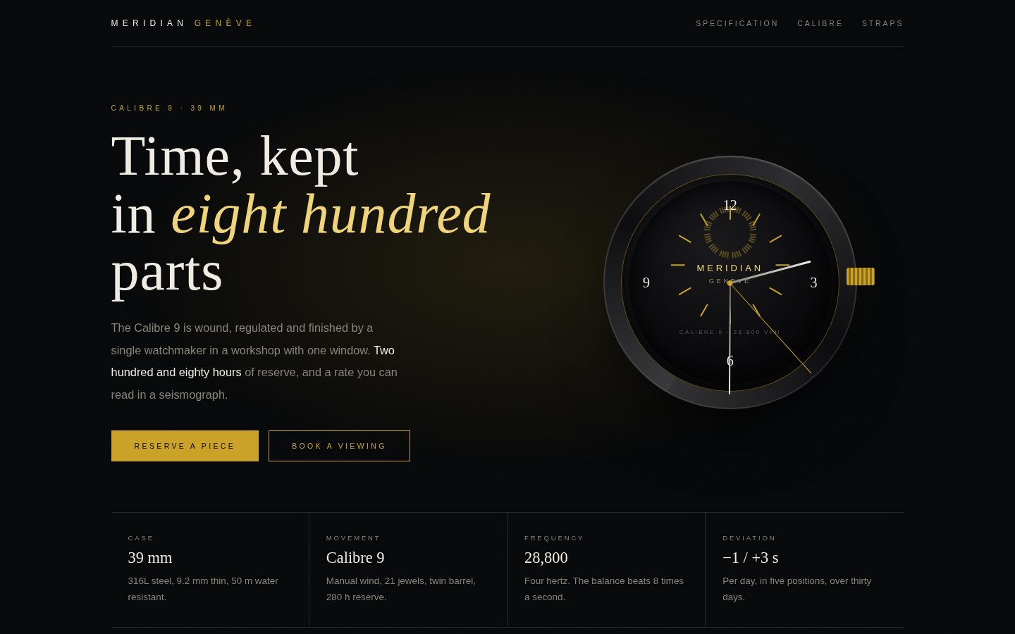 MERIDIAN — Calibre 9 screenshot