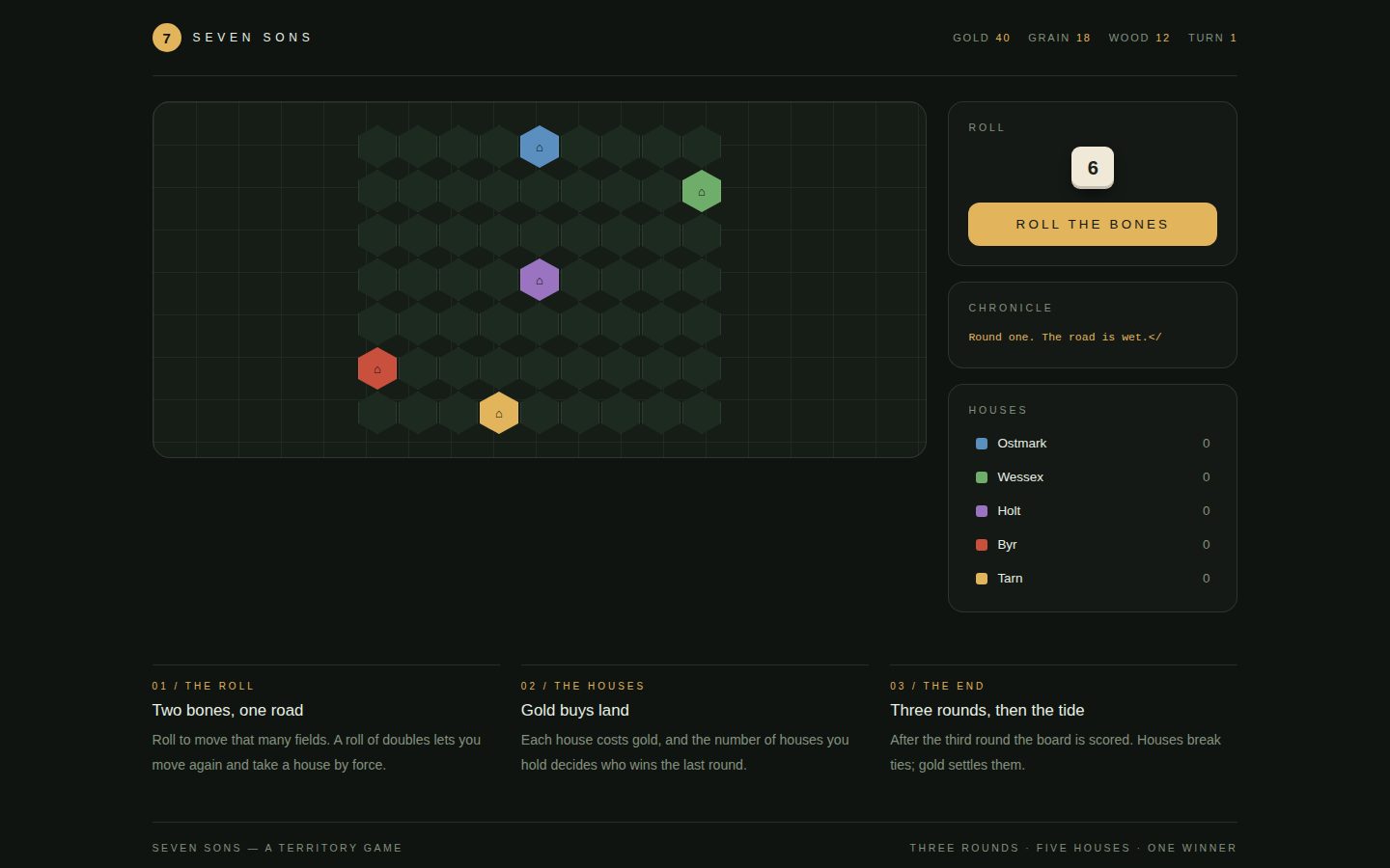 SEVEN SONS — a territory game screenshot