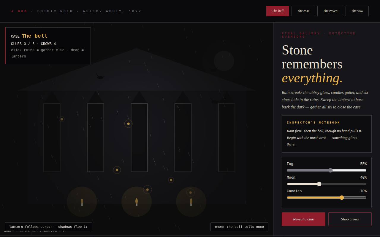 Gothic Noir — Stone Remembers Everything — screenshot