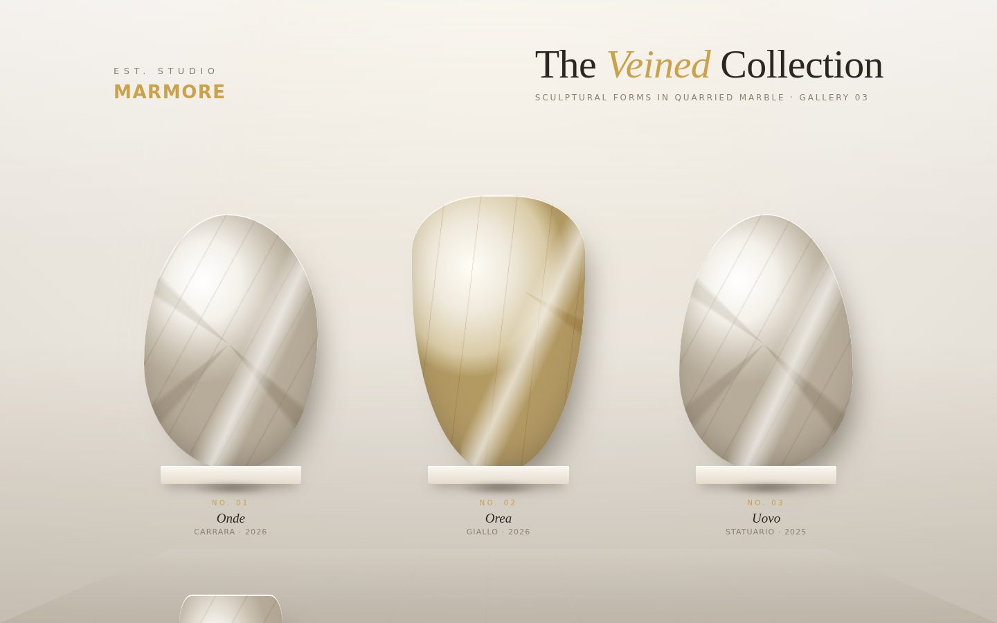 MARMORE · Sculptural Gallery screenshot
