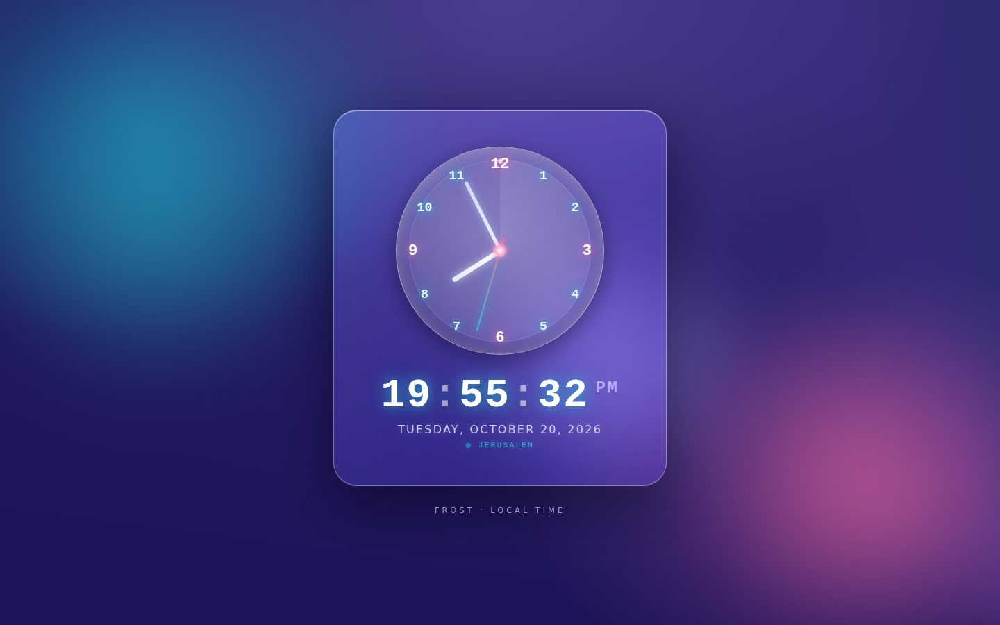 Frost — Twilight Clock screenshot