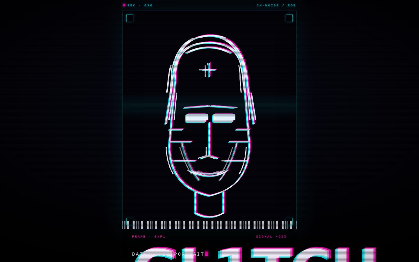 GL1TCH — Datamoshed Portrait screenshot