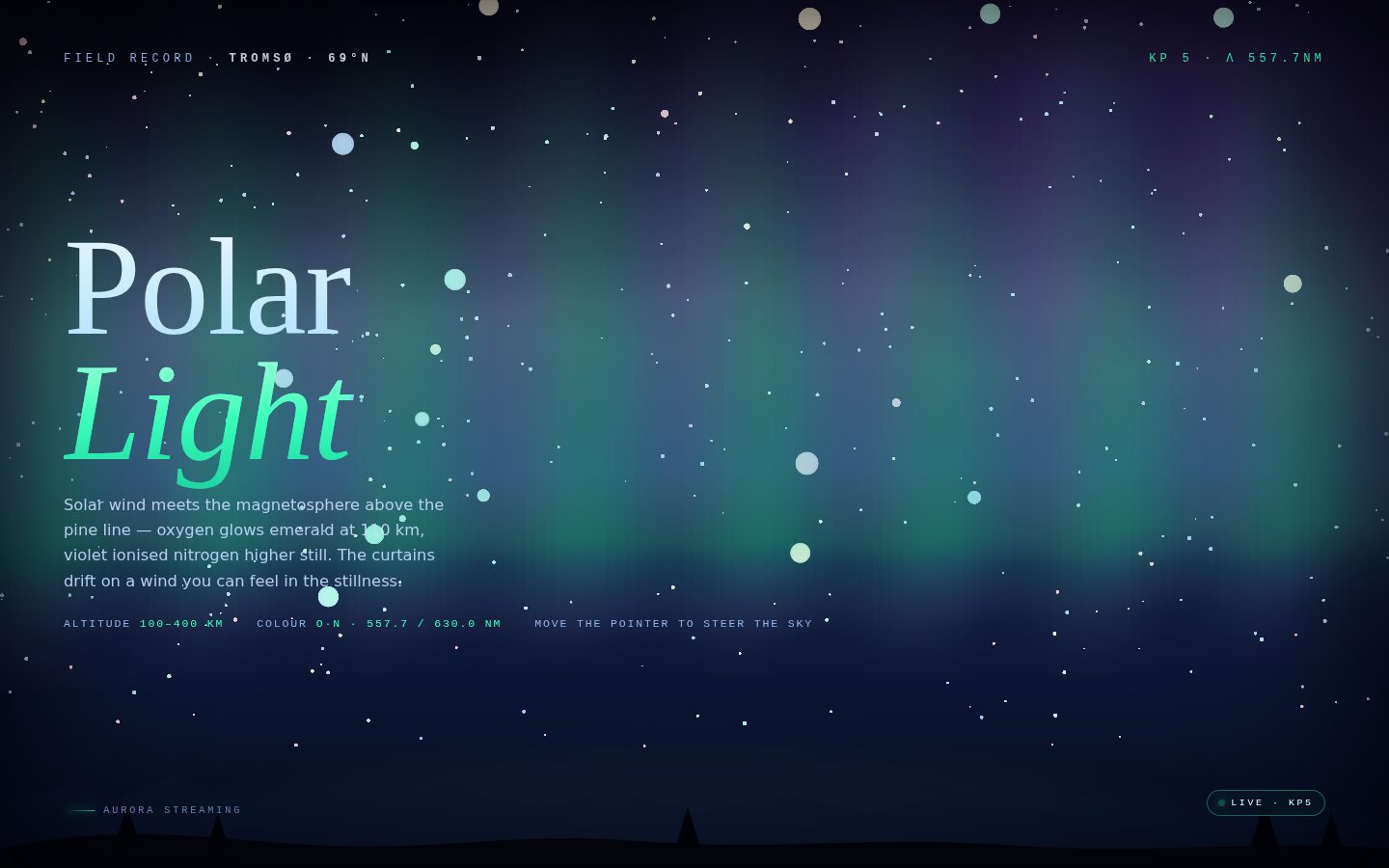 Polar Light — Aurora Curtains screenshot