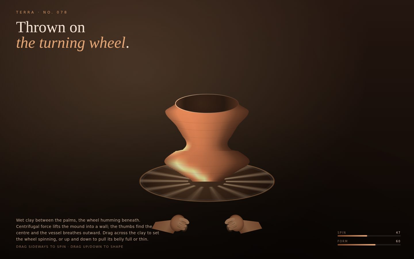TERRA — Thrown on the Turning Wheel screenshot