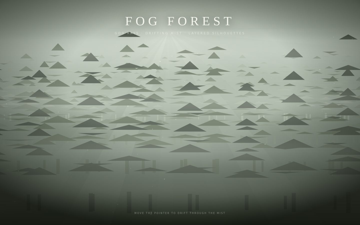 Fog Forest — God Rays screenshot