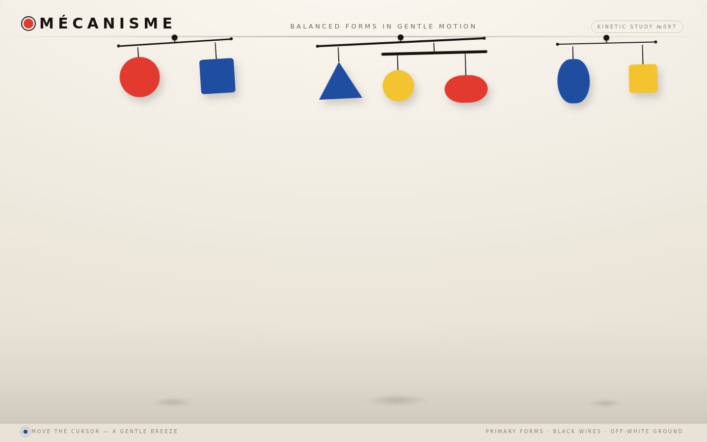 Kinetic Sculpture — "Balance in Primary" screenshot