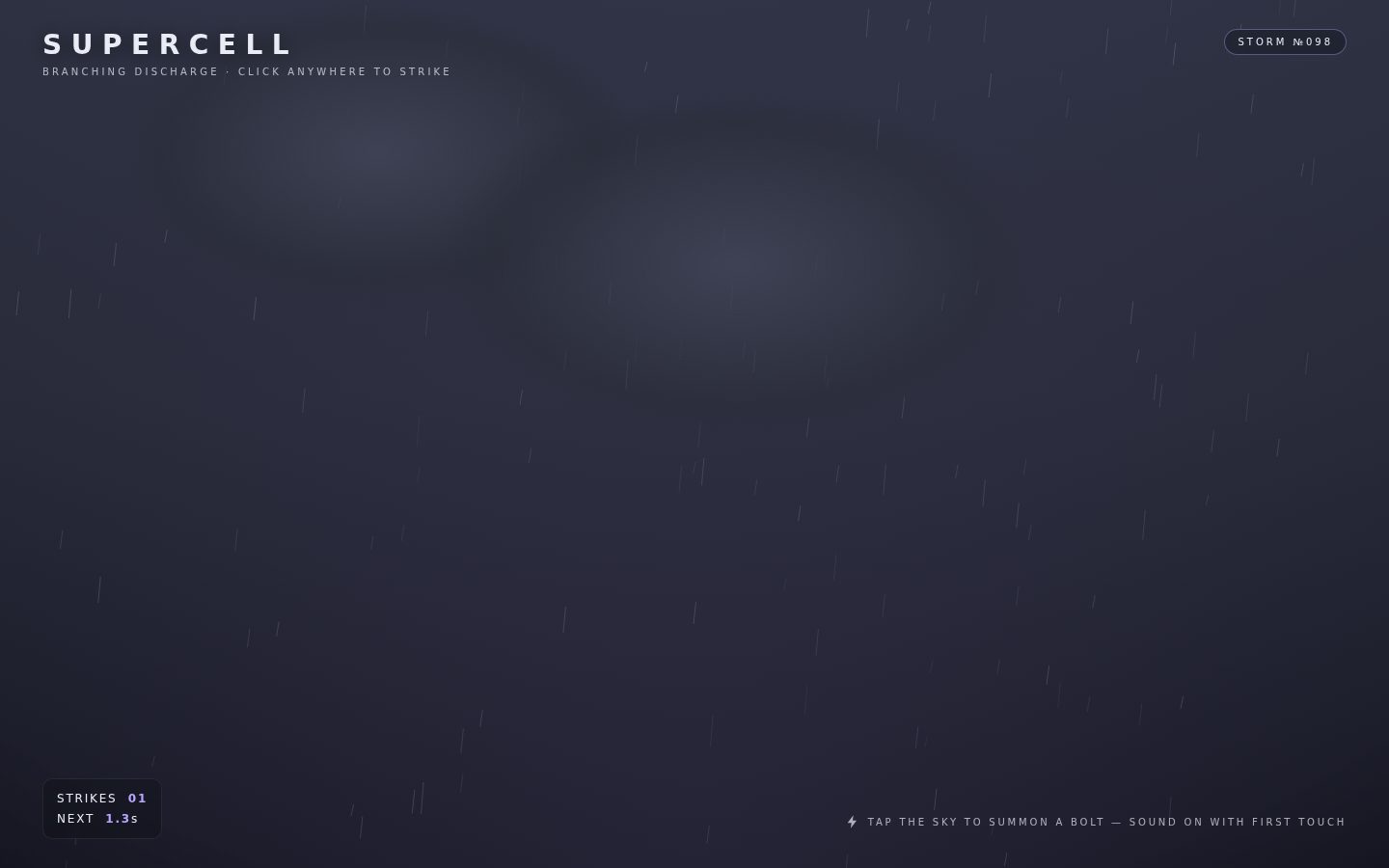 Lightning Storm — "Tempest №098" screenshot
