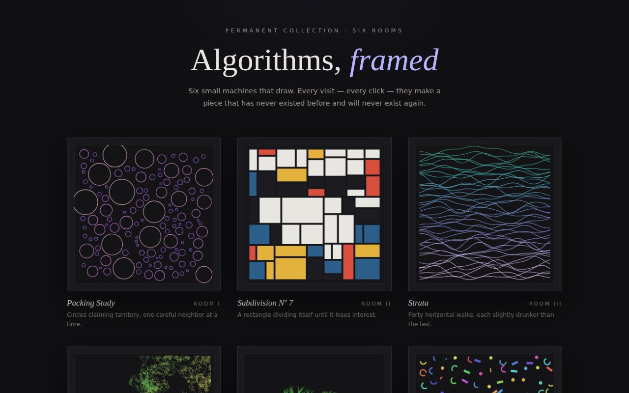 Algorithms screenshot