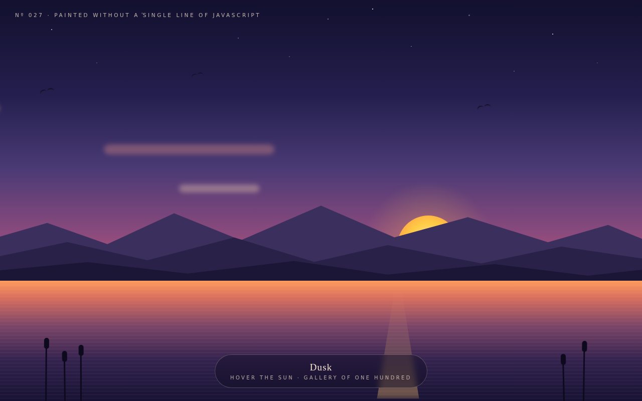 Dusk, No JavaScript screenshot