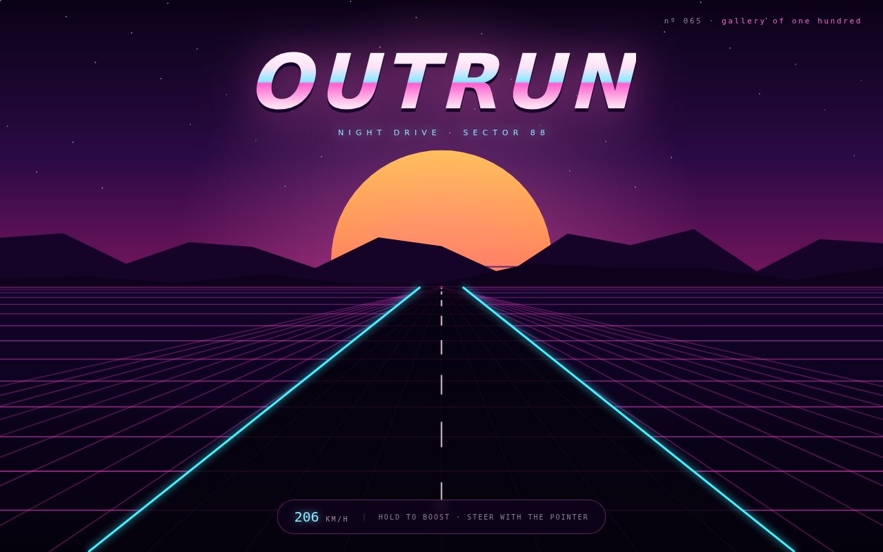 Outrun screenshot