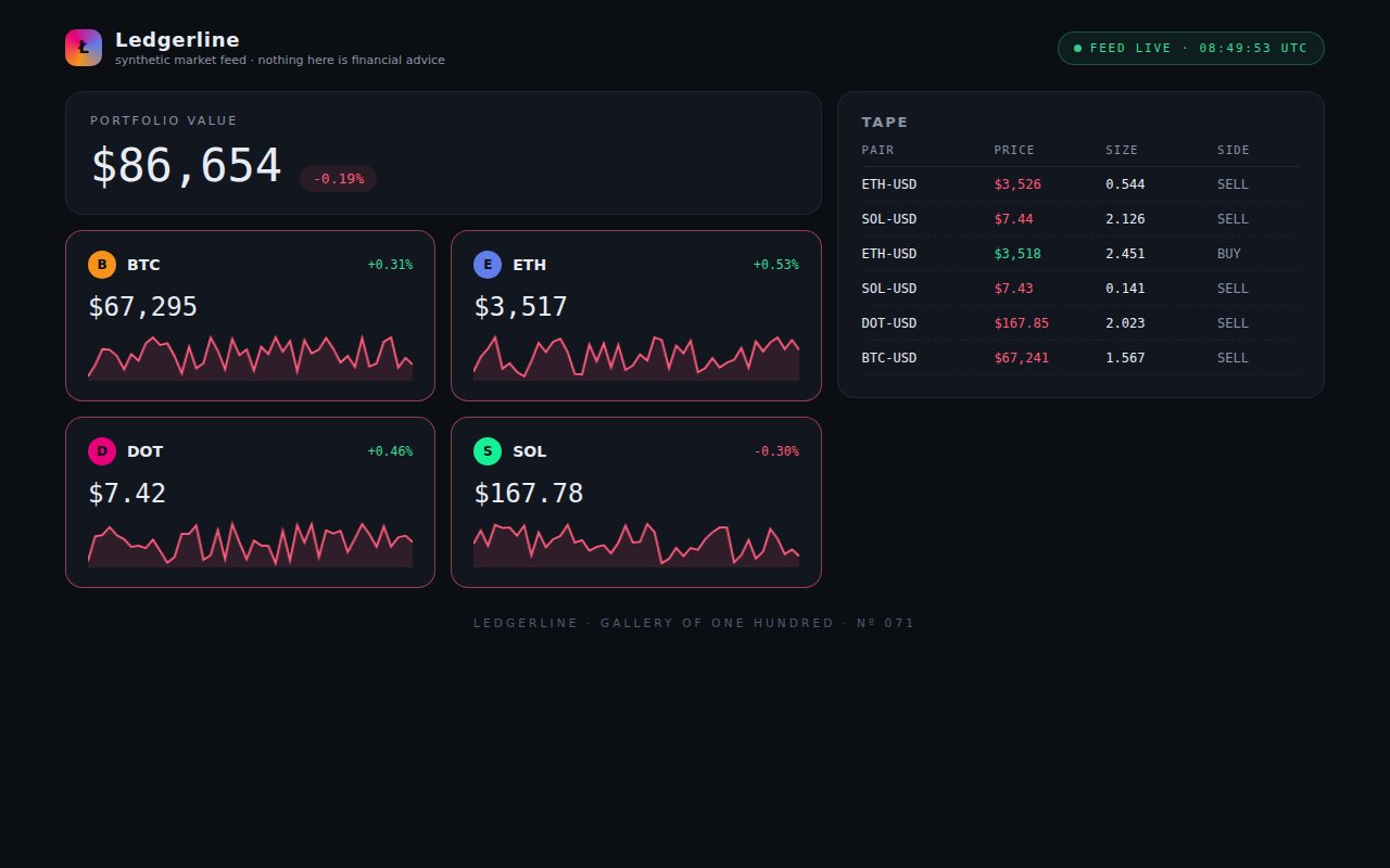 Ledgerline screenshot