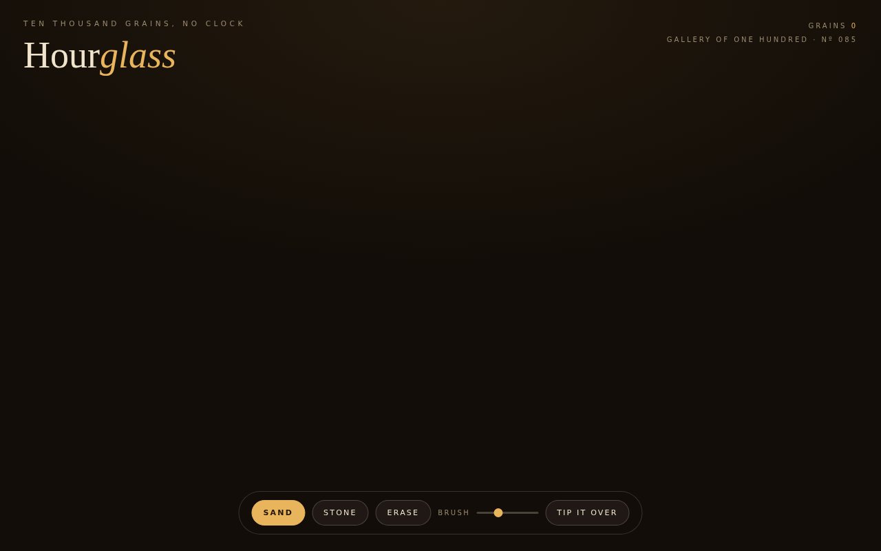 Hourglass screenshot