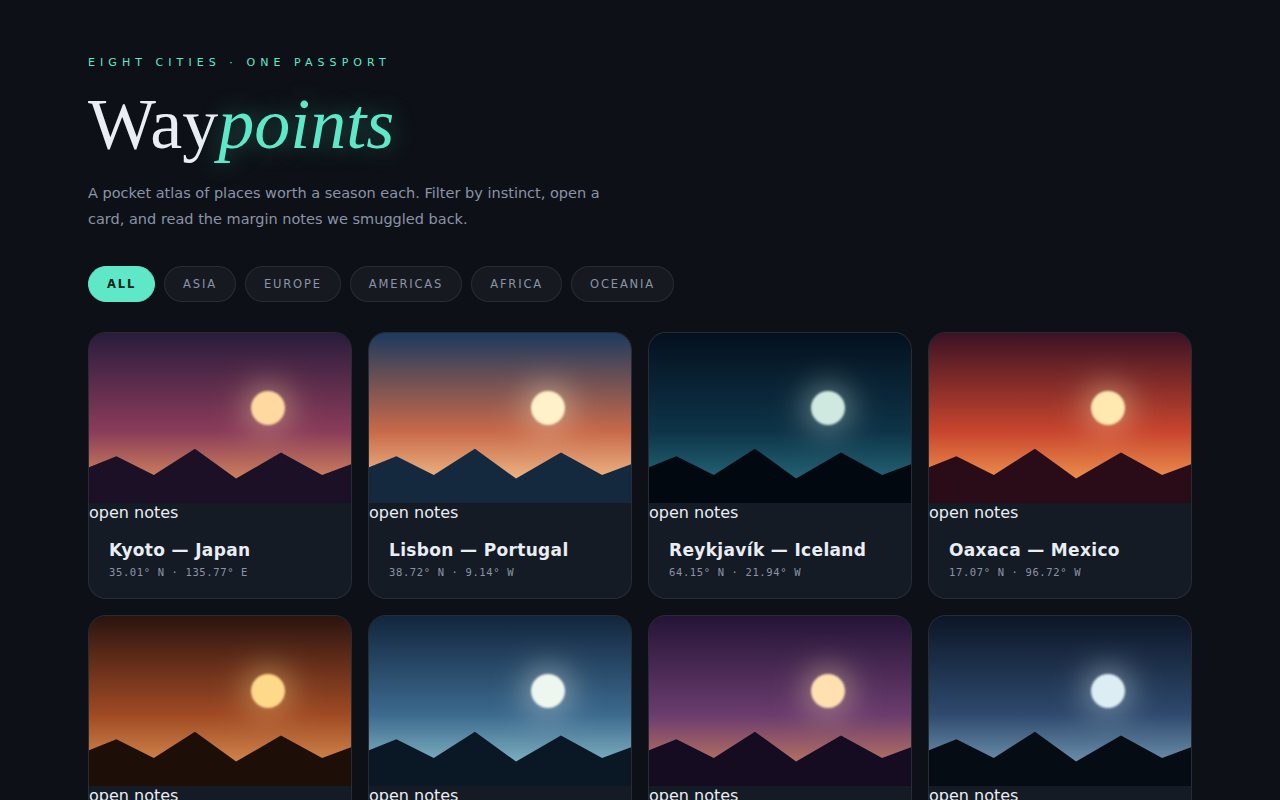 Waypoints screenshot