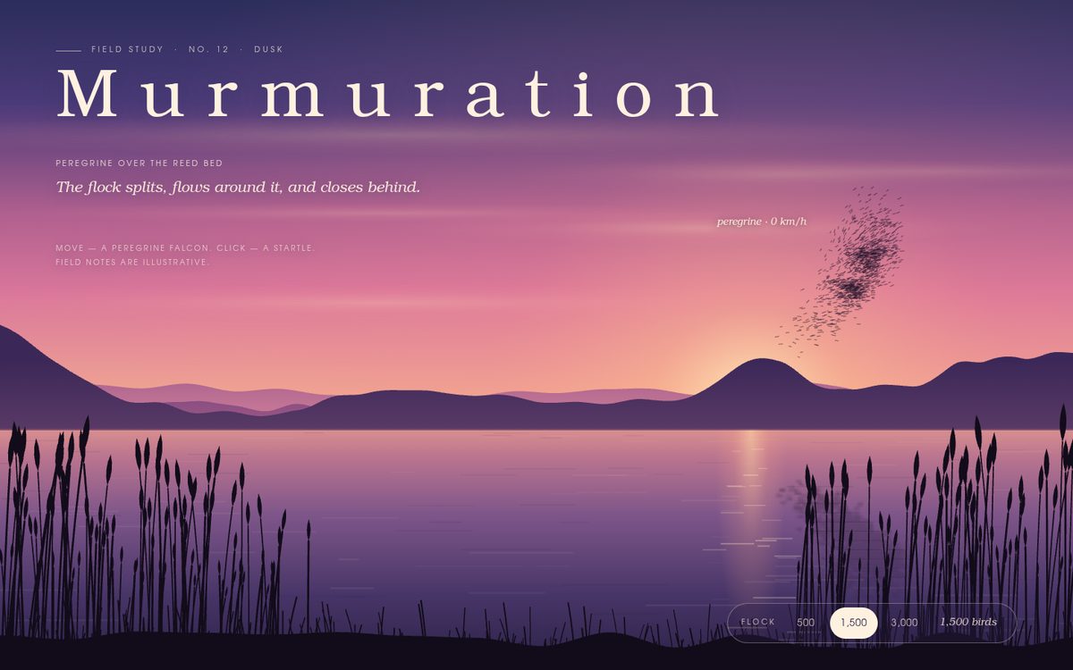 Murmuration at Dusk screenshot