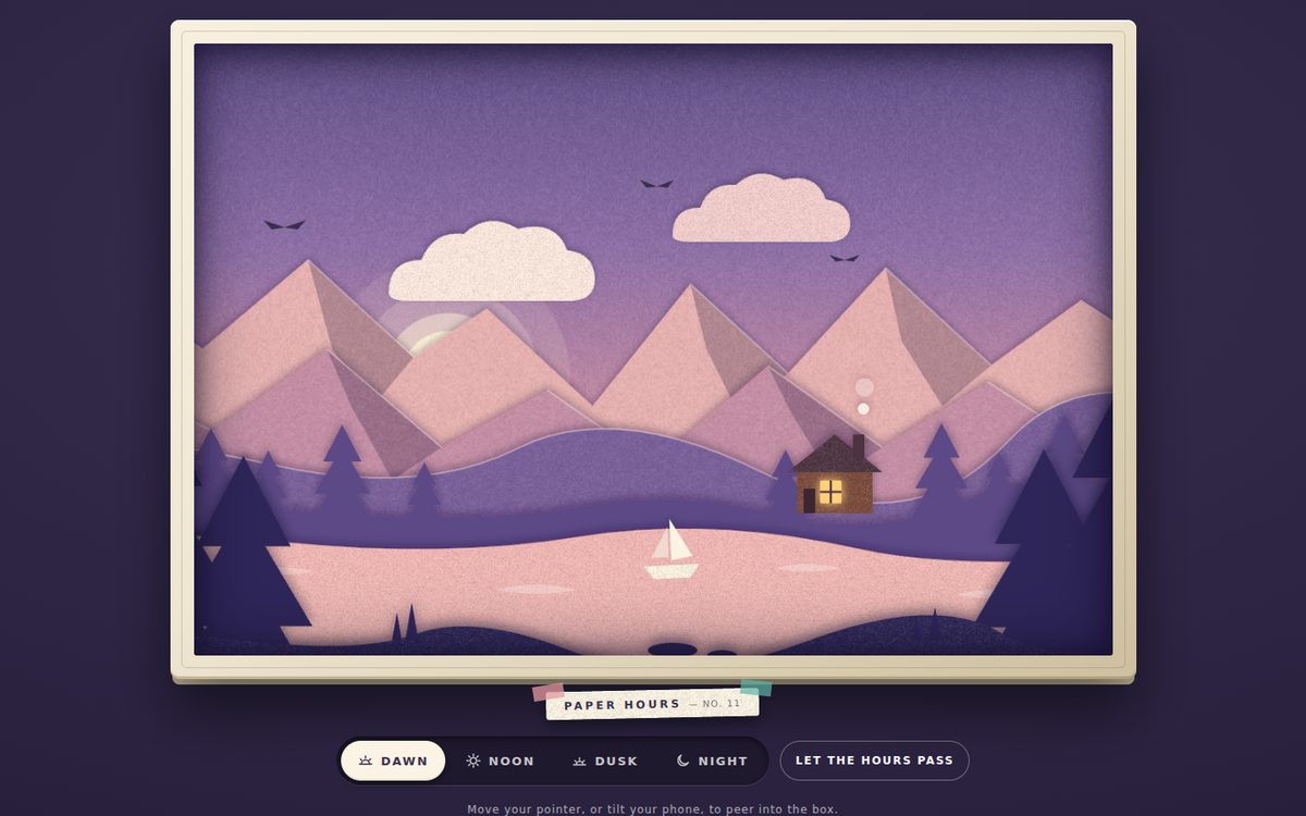 Paper Hours Diorama screenshot