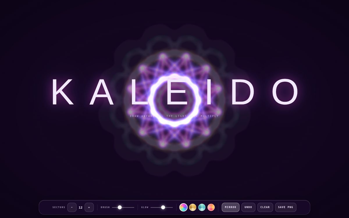 Kaleido: Symmetry Instrument screenshot