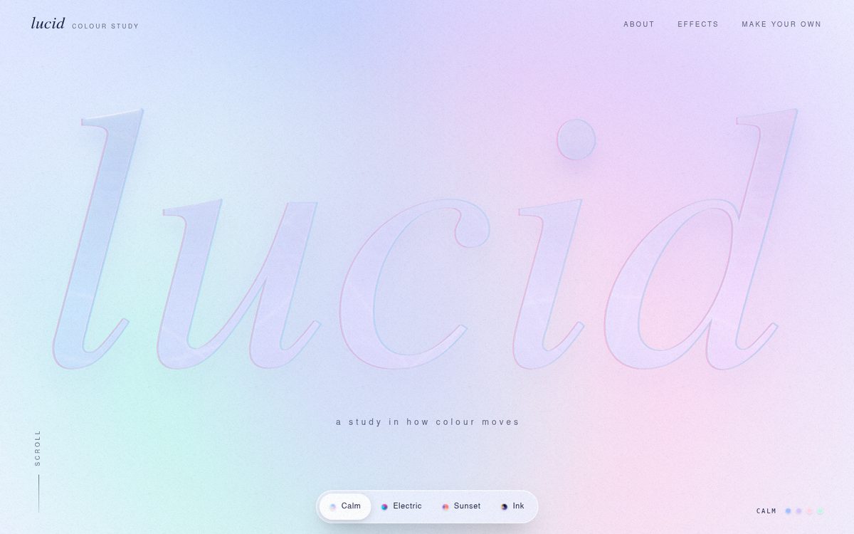 Lucid — A Study in Colour screenshot