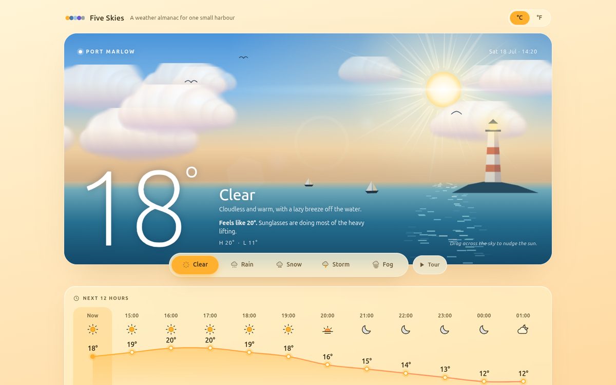 Five Skies · Port Marlow screenshot