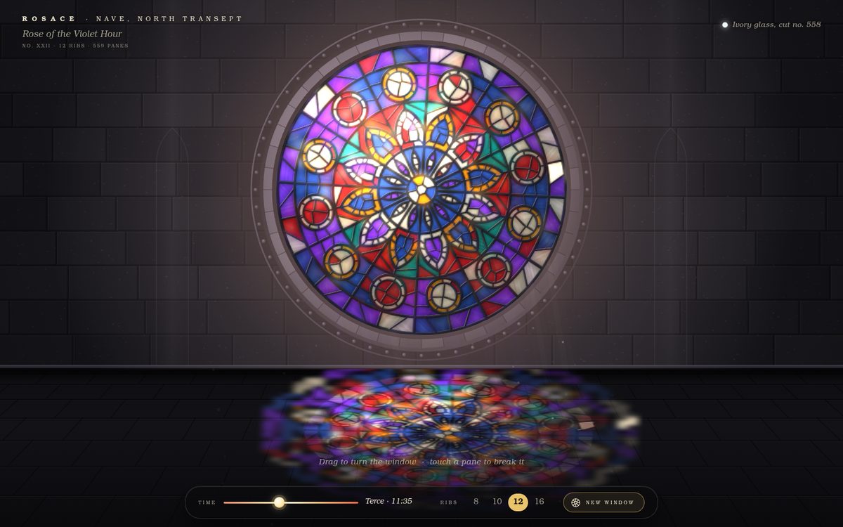 Rosace: Generative Rose Window screenshot
