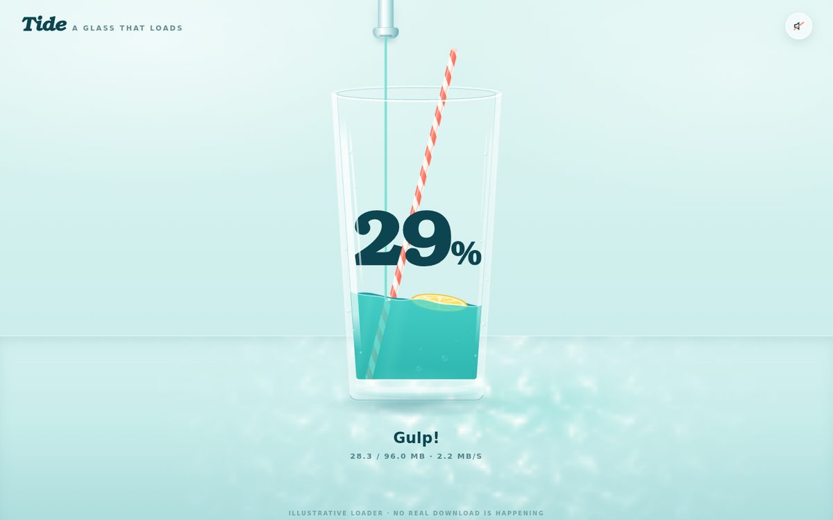 Tide: A Glass That Loads screenshot
