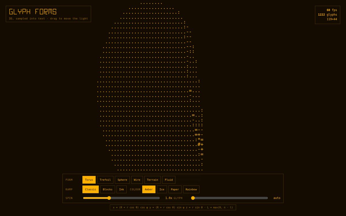 Glyph Forms screenshot