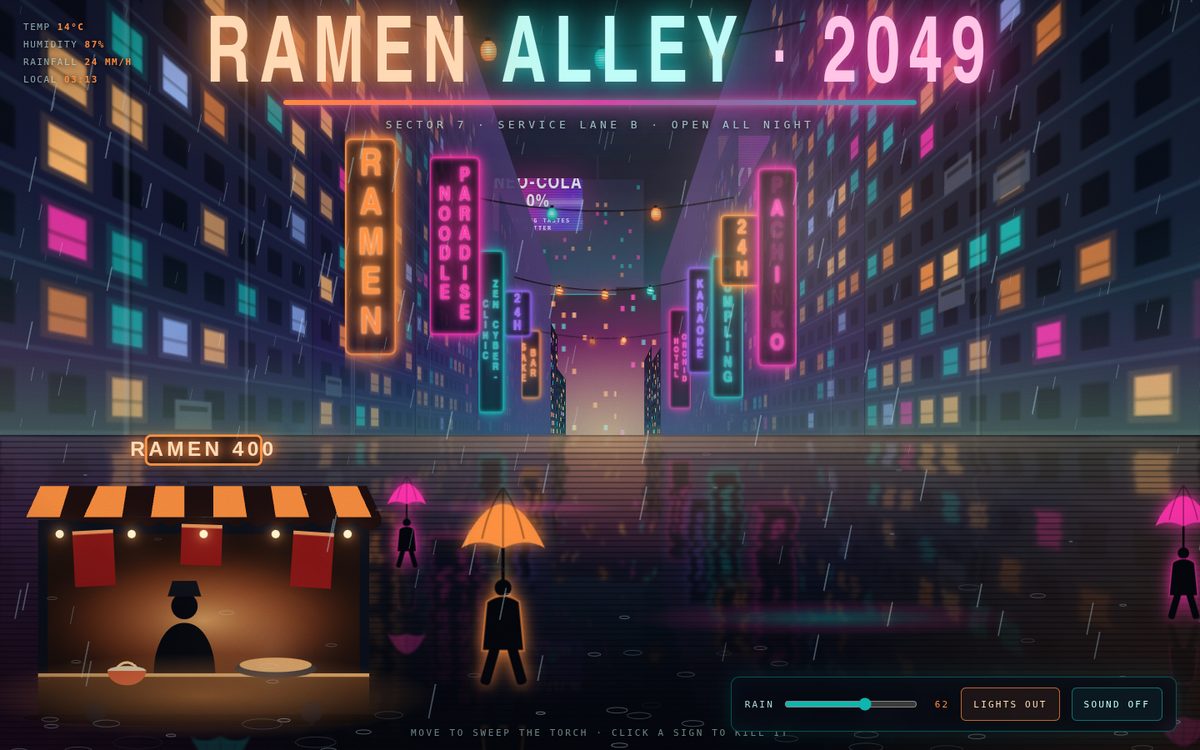 Ramen Alley 2049 screenshot