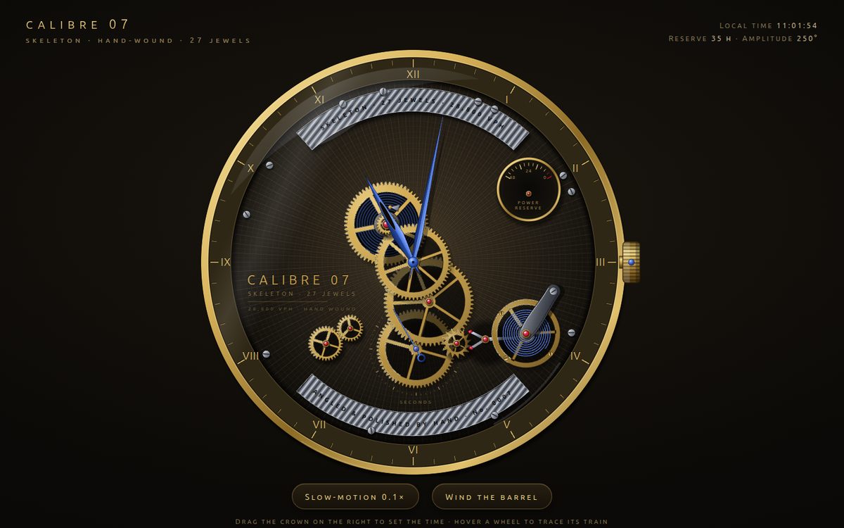 Calibre 07 — Skeleton screenshot