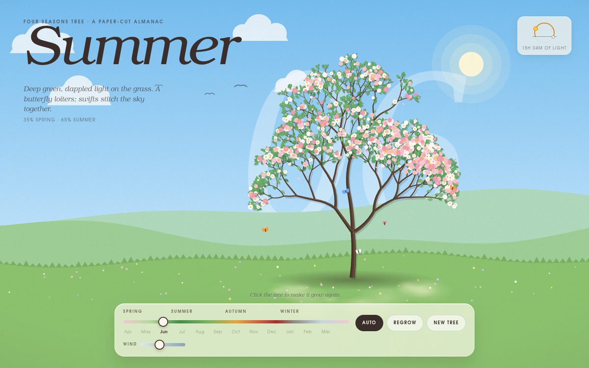 Four Seasons Tree screenshot